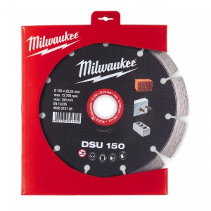 Discuri diamantate DSU Milwaukee, pentru masini de canelat (Diametru interior disc (mm): 22.23, Tip: DSU 150, Diametru disc (mm): 150, Înălțime segment (mm): 10) - Img 2