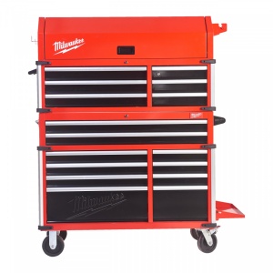 Dulap de scule mobil, cu 10 sertare, metalic, 117 cm - Img 2