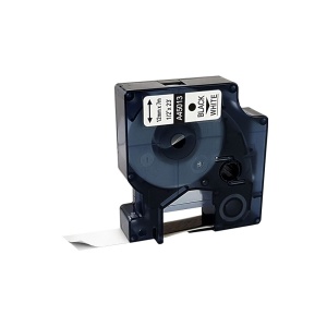 Etichete compatibile 12mm x 7m negru alb Dymo S0720530 45013, pentru gama Dymo Labelamanger si Aimo D1600