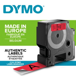 Etichete standard 24mm x 7m negru rosu DYMO LabelManager D1 S0720970 53717 - Img 2