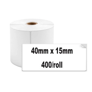 Etichete termice 40 x 15 mm plastic alb pentru imprimanta AIMO Phomemo M110 M200 M220 370 etichete - Img 2