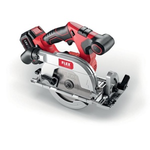 Fierastrau circular Flex CS 62 18.0-EC/5.0 Set, cu acumulatori 18 V Li-Ion 5.0 Ah, diametru panza 165 mm - Img 1