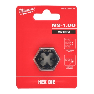 Filiera hexagonala Milwaukee pentru filet metric, M9-1.00 - Img 2