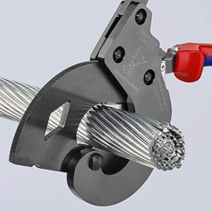 Foarfeca cu clichet pentru taiat cabluri ACSR, KNIPEX, 340 mm - Img 3