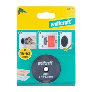 Ghidaj carote pentru largire gauri Wolfcraft 5951000, Ø 46 - 62 mm - Img 6