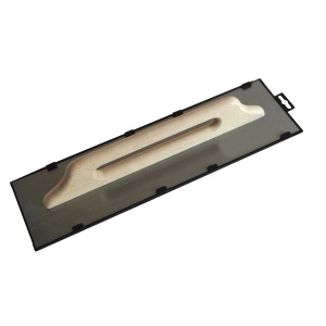 Gletiera din otel, model elvetian, maner inchis din lemn - 500×140