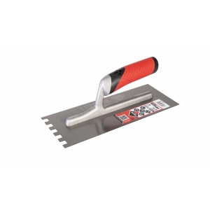 Gletiera dintata MRA 45° cu maner Rubiflex 28cm, 10x10mm - RUBI-75948 - Img 2