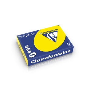 Hârtie A4 80 g/mp color intens fluo 500/top Clairefontaine - Img 2