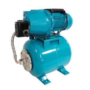 Hidrofor cu pompa autoamorsanta Wasserkonig WKE8-44/19H, fonta, putere 900 W, debit 3000 l/h, inaltime refulare 44 m, vas de expansiune 19 litri - Img 2
