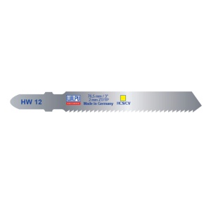 HW 12 K Panza HCS/CV pentru fierastrau vertical, prindere T, pentru lemn / 5 bucati, DIM 76.5 x 7.8 x 1.0 mm