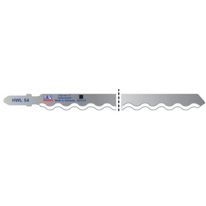 HWL 54 Panza HCS/CV pentru fierastrau vertical, prindere T, cauciuc si piele / 5 bucati, DIM 180 x 9.7 x 1.27 mm