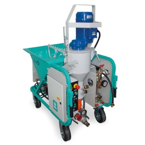 IMER, Masina de tencuit, Koine 4, debit material 22 l/min., motor 400V, 7.75 kW, distanta maxima de pompare 25 m