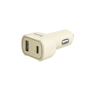 Încărcător auto Tellur Green 36W 6A (PD18W + QC 3.0), crem - Img 6