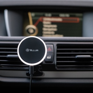 Încărcător auto wireless Tellur, compatibil MagSafe, 15W, negru - Img 7