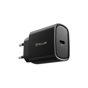 Încărcător priză ultra rapid Tellur 20W PD, USB-C, negru - Img 3