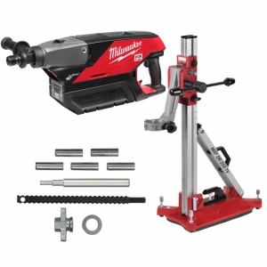 Kit masina de carotat cu acumulatori Milwaukee MX Fuel, gaurire beton 150 mm