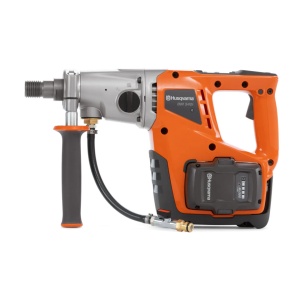 Kit Masina de carotat pentru carotare diamantata in beton Husqvarna DM 540i, DRILL MOTOR DM 540i |KIT| 2 x BLi300 + QC500, diametru carotare 100mm, 4,9kg - Img 3