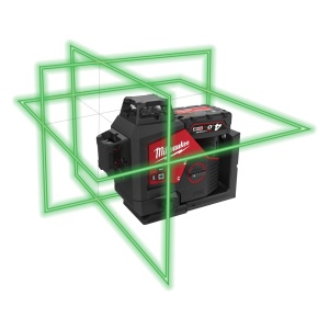 Kit nivelă laser verde cu 3 planuri 360° M12™3PLKIT-401P - Img 8