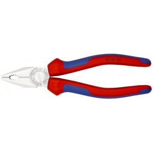 KNIPEX 03 05 180 Patent combinat cu manşoane multicomponent cromat 180 mm - Img 3