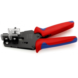 KNIPEX 12 12 06 clește de precizie dezizolator cu cuţite profilate cu manşoane multicomponent brunat 195 mm - Img 2