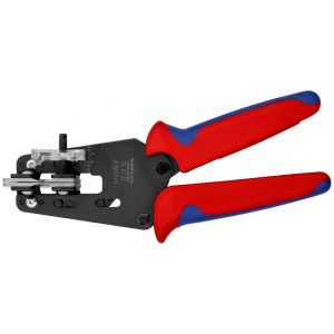 KNIPEX 12 12 12 clește de precizie dezizolator cu cuţite profilate cu manşoane multicomponent brunat 195 mm - Img 3