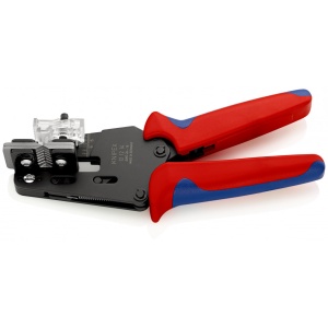 KNIPEX 12 12 14 clește de precizie dezizolator cu cuţite profilate cu manşoane multicomponent brunat 195 mm - Img 2