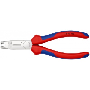 KNIPEX 13 45 165 Cleşte dezizolator cu manşoane multicomponent cromat 165 mm