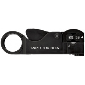 KNIPEX 16 60 05 SB Dezizolator pentru cabluri coaxiale 105 mm