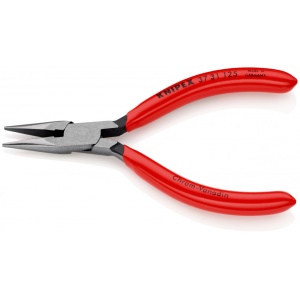 KNIPEX 37 31 125 Clește de prindere pentru mecanică fină acoperite cu plastic vopsit negru 125 mm - Img 2
