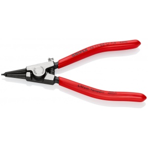 KNIPEX 46 11 G0 clește pentru inele de siguranță pentru inele de prindere pe axuri acoperite cu plastic vopsit negru 140 mm - Img 1
