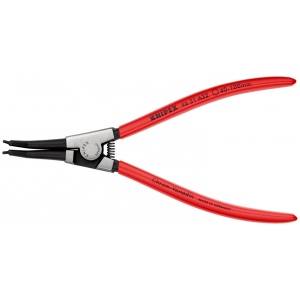 KNIPEX 46 31 A32 clește pentru inele de siguranță pentru inele exterioare pe axuri angular la 45° acoperite cu plastic vopsit negru 210 mm - Img 3