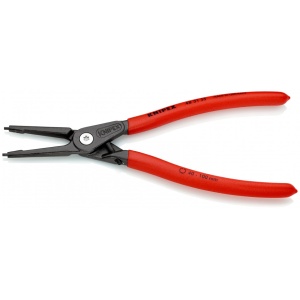 KNIPEX 48 31 J3 clește de precizie pentru inele de siguranță pentru inele interioare cu alezaje cu protecţie la supraîntindere acoperit cu material plastic aderent bonderizat în culoarea gri 225 mm - Img 2