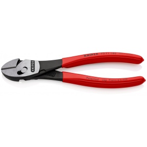 KNIPEX 73 71 180 TwinForce® Șfic de tăiere ultraperformant acoperite cu plastic vopsit negru 180 mm