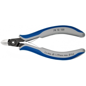 KNIPEX 79 12 125 Șfic de precizie pentru sisteme electronice cu manşoane multicomponent brunat 125 mm - Img 1