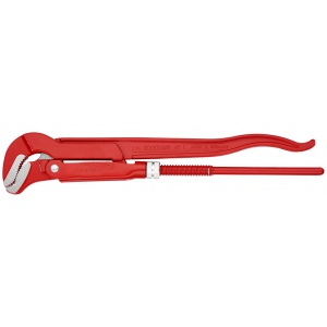 KNIPEX 83 30 015 Clește pentru țevi cu fălci încovoiate vopsit electrostatic în roșu 420 mm - Img 1