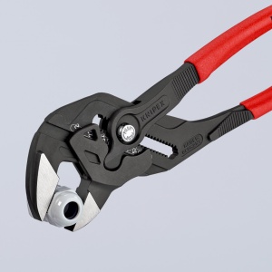 KNIPEX 86 01 300 Cheie de strângere Cleștele-cheie, clește și cheie într-o singură unealtă acoperit cu material plastic aderent bonderizat în culoarea gri 300 mm - Img 7