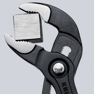 KNIPEX 87 05 250 Cobra® Clește high tech pentru pompe de apă cu manşoane suple, multicomponent cromat 250 mm - Img 8