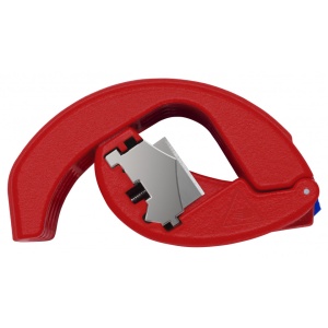 KNIPEX 90 22 10 BK BiX® Tăietoare de țevi din plastic și manșoane de etanșare 72 mm - Img 5