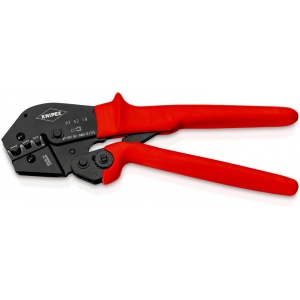 KNIPEX 97 52 18 Clește de sertizat și pentru operarea cu două mâini acoperit cu material plastic aderent brunat 250 mm - Img 2