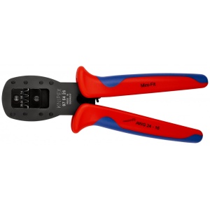 KNIPEX 97 54 26 Clește de sertizare pentru fișe miniaturale Sertizare paralelă Pentru sertizarea de fişe din seria Mini-Fit® de la Molex LLC cu manşoane multicomponent brunat 190 mm - Img 3