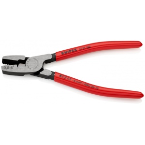 KNIPEX 97 81 180 clește de sertizare pentru ferule cu introducere frontală acoperite cu plastic 180 mm - Img 3