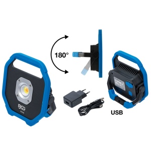 Lampa reincarcabila LED 10W, lumina calda / rece - Img 7