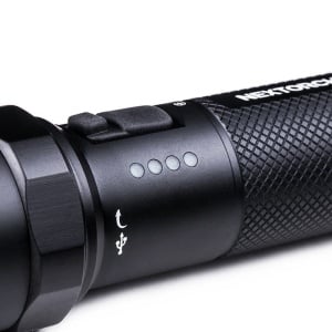 Lanterna reincarcabila P80 Nextorch, 1300 lm, 280m, cu comutator rapid stroboscop - Img 4