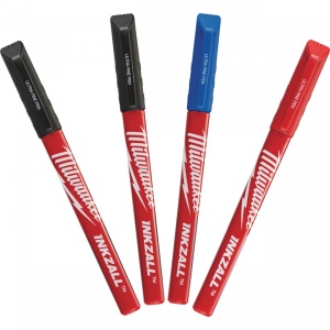 Marker color cu vârf subțire INKZALL™, pachet 4 buc