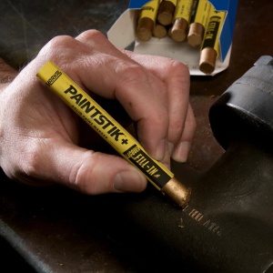 Marker vopsea solida pentru gravura PAINTSTIK+ LACQUER FILL-IN, negru - Img 2