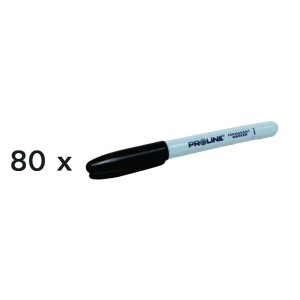 MARKERE SCURTE NEGRE (N-80), 80/SET - Img 2