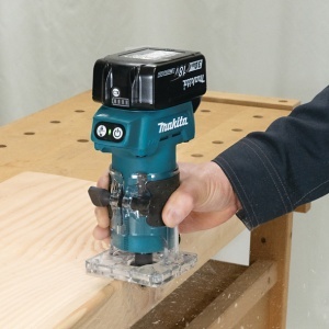 Masina de frezat unimanuala Makita LXT 18V, 6 mm, livrata fara acumulator - Img 2