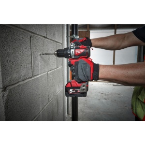 Mașină de găurit si insurubat cu percuție cu acumulator Milwaukee M18 BLPD2-502X, cuplu 82 Nm, livrata cu acumulatori, valiza - Img 8