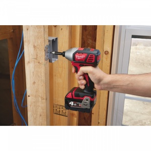 Mașină de înșurubat cu impact, sub-compactă 1/4″ Hex M18™ M18 BID-402C ( KIT: 2 x M18 B4 Acumulator, M12-18 C Încarcător, Kitbox) - Img 5