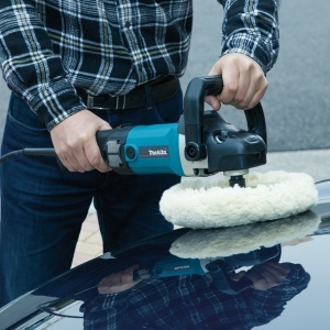 Masina de slefuit/lustruit cu disc Makita 1200W 165mm - Img 3